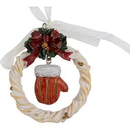 Декоративна прикраса на ялинку Lefard Віночок 8 см (191-095)