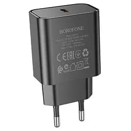 Сетевое зарядное устройство для Borofone BA71A Power single Port PD20W charger черный