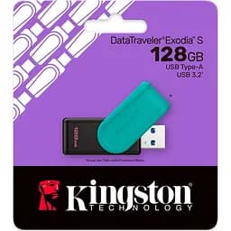 Флеш-накопичувач Kingston 128GB USB 3.2 Type-A Gen1 DT Exodia S (DTXS/128GB) - мініатюра 3