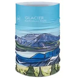 Шарф-труба Buff Coolnet UV+ National Parks, Glacier ONE SIZE Синий-Голубой