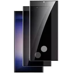 Захисне скло DK для Samsung Note20 Ultra N985/N986 3D Антишпигун Hole Full Glue 020553 black 2 шт.