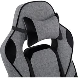 Геймерське крісло GT Racer X-2749-1 Fabric Gray\Black Suede [121451] - мініатюра 6