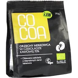 Кеш'ю Co Сoa у сирому кавовому шоколаді органічні 70 г