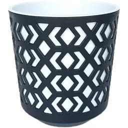 Вазон Lamela 19 см чорно-білий (000026366)