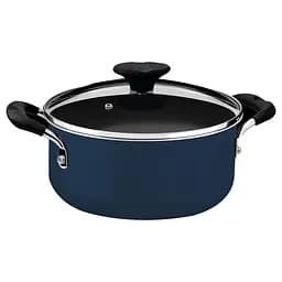 Кастрюля Tramontina Tunis с крышкой 2.9 л 20 см синяя(28722/120)