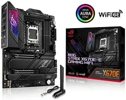 Материнська плата ASUS ROG STRIX X670E-E GAMING WIFI (ROG STRIX X670E-E GAMING WIFI) (Socket AM5, AMD X670, ATX) Б/в - мініатюра 6