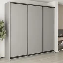 Шкаф-купе трехдверный MebelStar Комбо BG 3ДСП 250x45x240 см Серая мышка (MBS-9555)