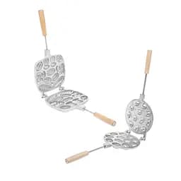 Набір з 2 форм для випікання горішків з начинкою та цілісного печива (грибочок, шишка, горішок), Ласунка 85192