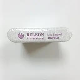 Пилка для ногтей маникюрная двусторонняя Beleon 100/100