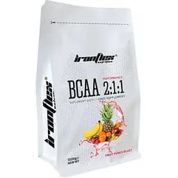 Аминокислота IronFlex BCAA BCAA 2-1-1 Performance, 1000 г - Фруктовый пунш vit0004053