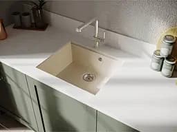 Кухонна мийка Miraggio LAGOON 540 jasmine (0001139) Граніт, Під стільницю/Врізна, Жасмин - мініатюра 5