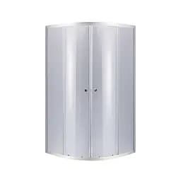 Душевая кабина Lidz Latwa SC80x80.SAT. LOW.GR, стекло тонированное 4 мм без поддона, Универсальная, тонированная