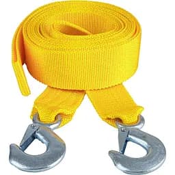 Трос буксир Штурмовик ТРШ-240-3-1 стрічка 3 тонни 40 мм х 4 м жовтий (ТРШ-240-3-1)