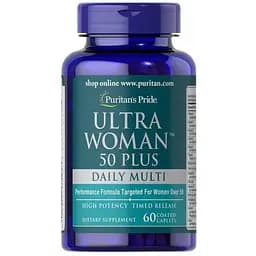 Вітаміни Puritan's Pride Ultra Woman 50 Plus Multi-Vitamin 60 капсул