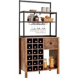 Стелаж винний Costway Vinoteca кухонна шафа в стилі Loft