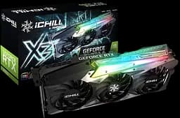 Видеокарта GeForce RTX 3080 10GB Inno3D iChill X3 LHR (C30803-106XX-1810VA37H) Б/У