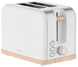 Тостер Wood Modern, 800Вт, металл, 2 слота, белый ARDESTO kuh0014885
