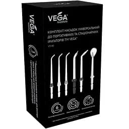 Комплект насадок Vega універсальний до портативних та стаціонарних іригаторів (VT-40) - мініатюра 3