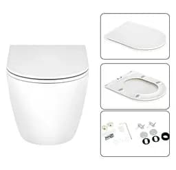 Набір Q-tap Nest 4 в 1 підвісний унітаз Scorpio Ultra Quiet 520x365x365 + комплект інсталяції QT1433053EUQW45169 - мініатюра 6