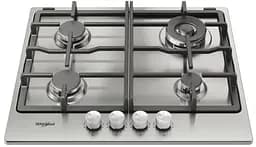 Whirlpool Варильна поверхня газова, 60см, чугун TKRL661IXEU