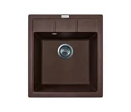 Кухонная мойка Adamant BRICK mokko 460x515x200 мм, без крыла 46 см