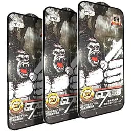 Захисне скло DK для Apple iPhone 15 Pro Full Glue 3D MO King Kong 017232 black 3 шт.