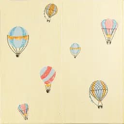 Панель стеновая 3D 700х700х4мм Воздушные шары фактурная текстура