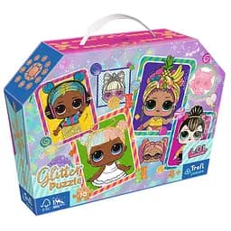 Пазл Trefl глітерний Барвисті ляльки L.O.L. 70 ел. (53016)