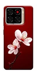 Чехол itsPrint Sakura red для ZTE Blade A56