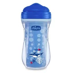 Поильник непроливайка Chicco Active Cup, 266 мл, синий (06981.20.04)