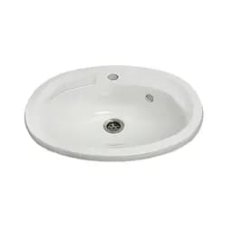 Умивальник Adamant Comfy White 540x425x130мм, штучний камінь 54 см