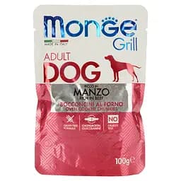 Вологий корм Monge Dog Grill з яловичиною, 100 г (70013154)