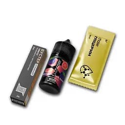 Набор компонентов для самозамеса солевой заправки CHASER Lux Ultra 30 мл BLACKBERRY PINK GUAVA LIMITED Ежевика Гуава, 0-50 мг (18054)