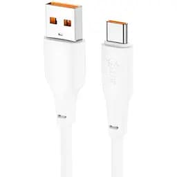 Кабель Hoco X93 Force 27W charging data cable Type-C 1 м Білий