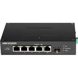 Комутатор мережевий Hikvision (DS-3T0506HP-E/HS) - мініатюра 2