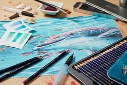 Чорнильні олівці Inktense 12 кольорів Derwent - мініатюра 2