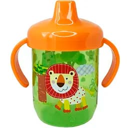 Поїльник дитячий Mega Zayka Лев 200 мл MGZ-0305 (Green)