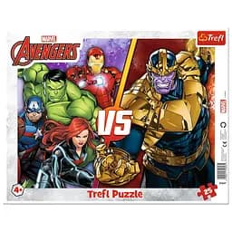 Пазлы с рамкой "Непобедимая команда мстителей. MARVEL" 25 элементов 31427 Trefl (5900511314274)