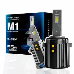 Комплект світлодіодних ламп Infolight M1 Dual Canbus H7 VW 55W