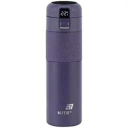 Термос с термодатчиком Kite фиолетовый 450 мл (K25-1227-3)