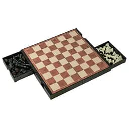 Уцінка. Настільна гра CAYRO магнітна 3 в 1: шахи, шашки, нарди поле 24x24 см (446)  - мініатюра 7