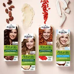 Стійка крем-фарба для волосся Schwarzkopf Palette Naturals, без аміаку, 5-0 Світло-каштановий, 110 мл - мініатюра 8
