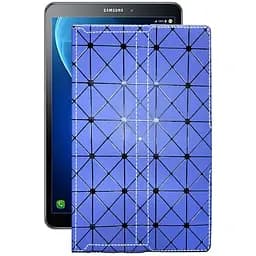 Чехол StatusCASE из экокожи для планшета Samsung Galaxy Tab A6 (T580) Синий ромб