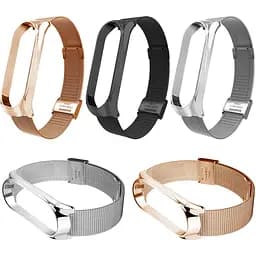 Ремінець BeCover Metal для Xiaomi Mi Smart Band 8 Gold (709359) - мініатюра 2