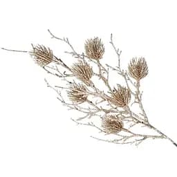 Декоративная ветка 51 см Искусственные материалы для декора и флористики для создания нежных и светлых композиций Шампань