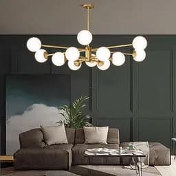 Потолочная люстра Right Selection на 12 плафонов Line.F CD 111/12 AB