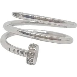 Срібне кільце Імперія золота Цвях з фіанітами. КВ1351С 16,5