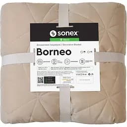 Декоративне покривало  Sonex Borneo 220х240 см коричневе з бежевим (SO102400) - мініатюра 10