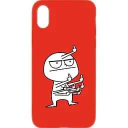 Чохол-накладка Toto Cartoon Soft Silicone TPU Case Apple iPhone XS Max FK9 Red