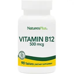 Вітамін B-12 (Метилкобаламін) Nature's Plus 500 мкг 90 таблеток